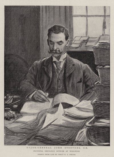 Maggior Generale John Steevens, CB da Percy F.S. Spence